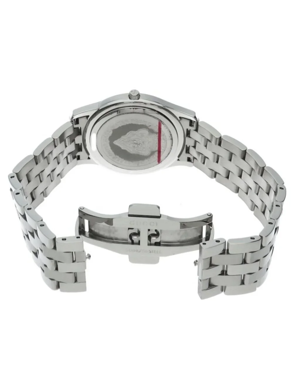 Gucci Class Watch Box SS Black Polished
